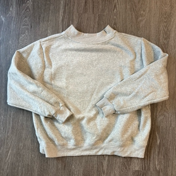 Gray Sweatshirt with Red 'Parke' Script and Hearts - Picture 2 of 5